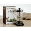 Stainless Steel french press pot with borosilicate material